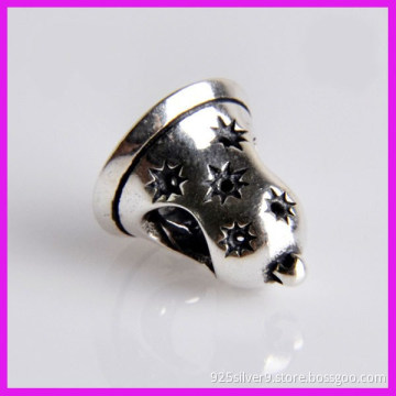 Small Bell Shape 925 Sterling Silver Charms Beads For European Bracelets